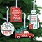 Big Dot of Happiness Funny 2022 Gas Ornaments - Holiday Keepsake Decorations - Christmas Tree Ornaments - Set of 12
